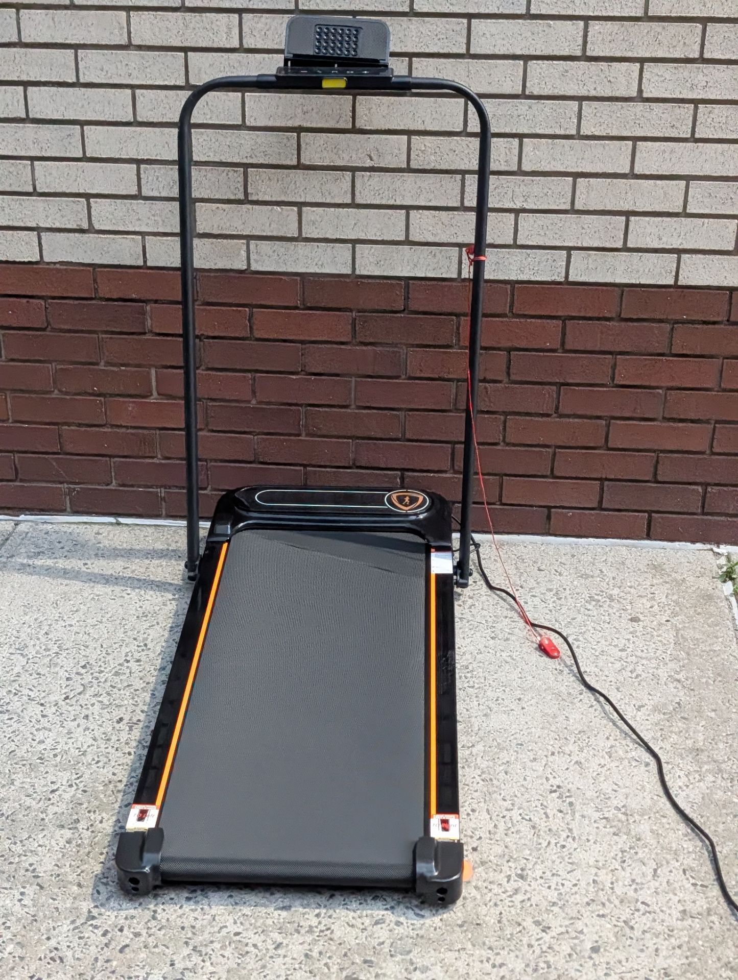 Foldable Under Desk Walking Pad Treadmill w/ Handle - photo 2