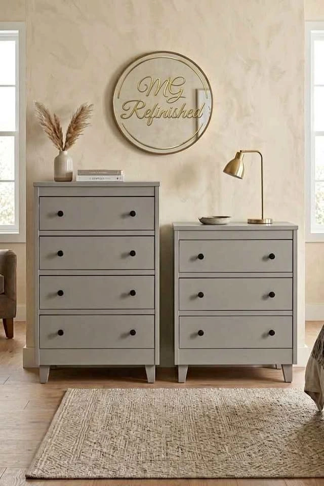 Grey Dresser Set