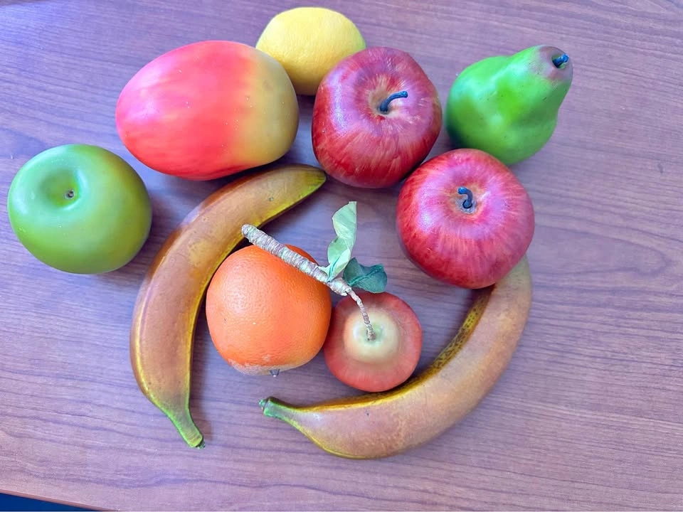 Artificial Fruit Décor Set – 10 pcs (Great for Staging)