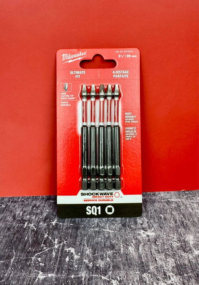 Milwaukee SHOCKWAVE Impact Duty SQ1 Driver Bits, 5-Pack - photo 3
