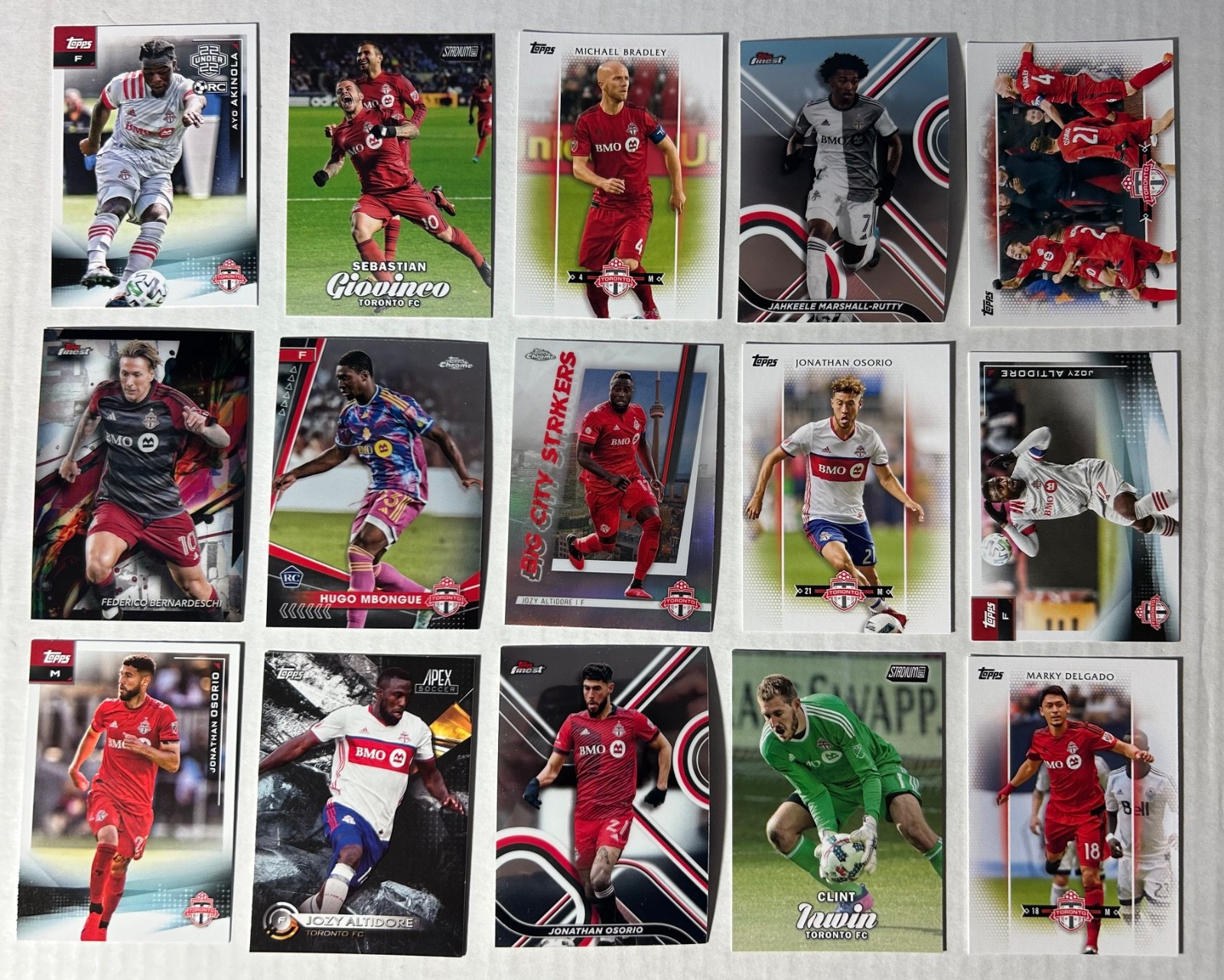 TORONTO FC 30 Card Team Lot, No Dupes w/ Rookies, Inserts, All-S - photo 2