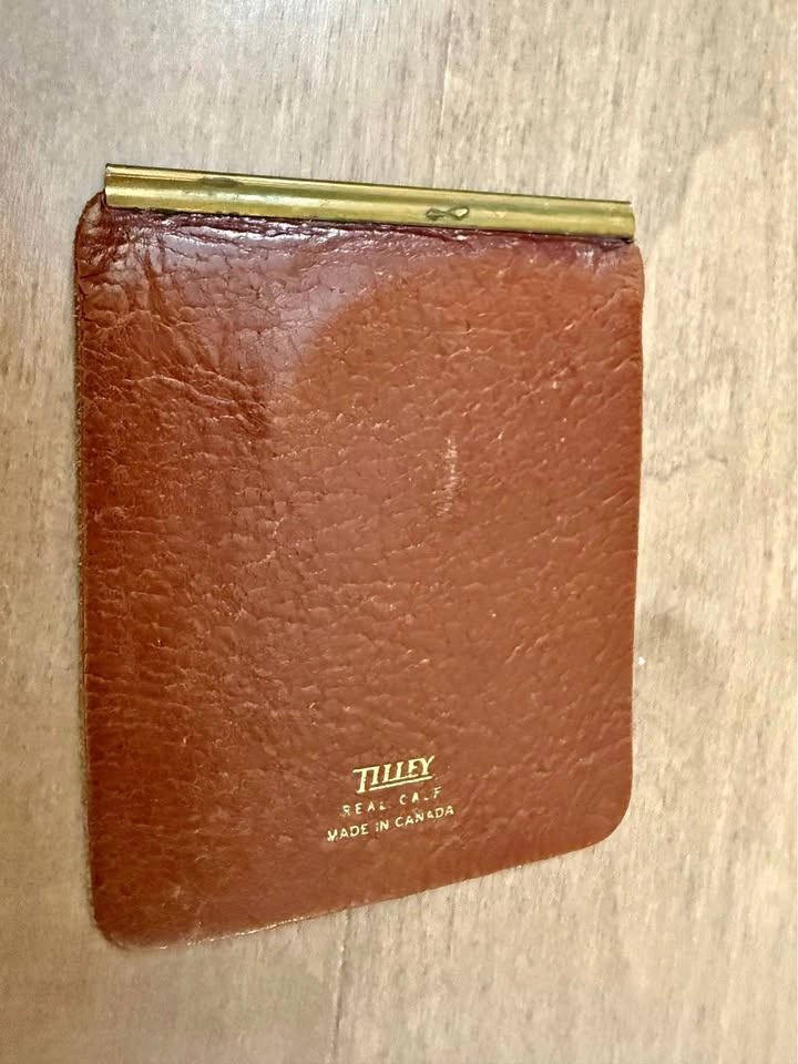 Tilley Real Calf Leather Wallet Card Holder