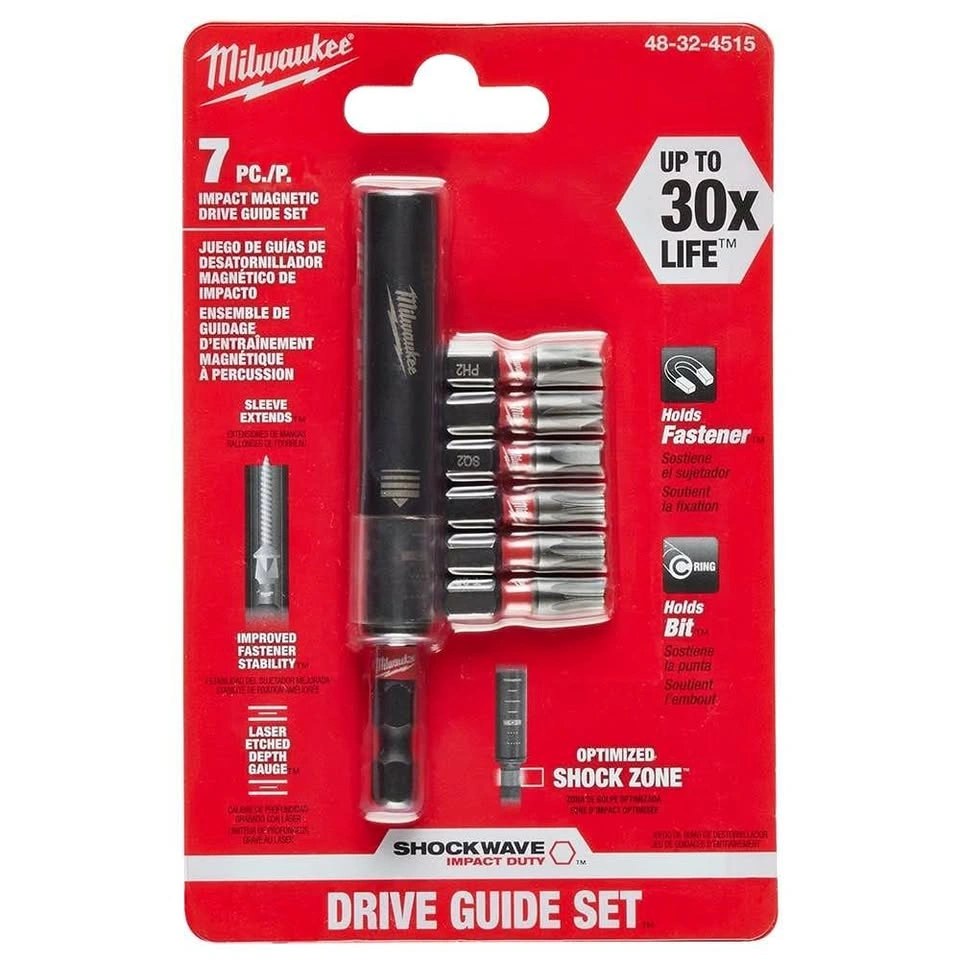 Milwaukee SHOCKWAVE Impact Duty Magnetic Drive Set, 7-Piece
