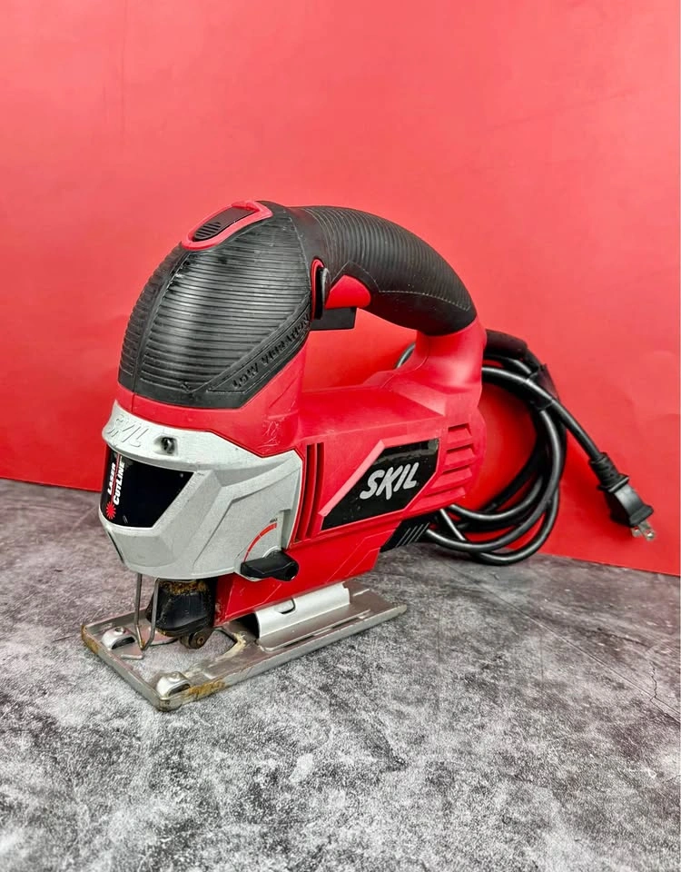 SKIL Corded Jigsaw, 6A, Orbital Action, Laser Cutline, 45° Bevel