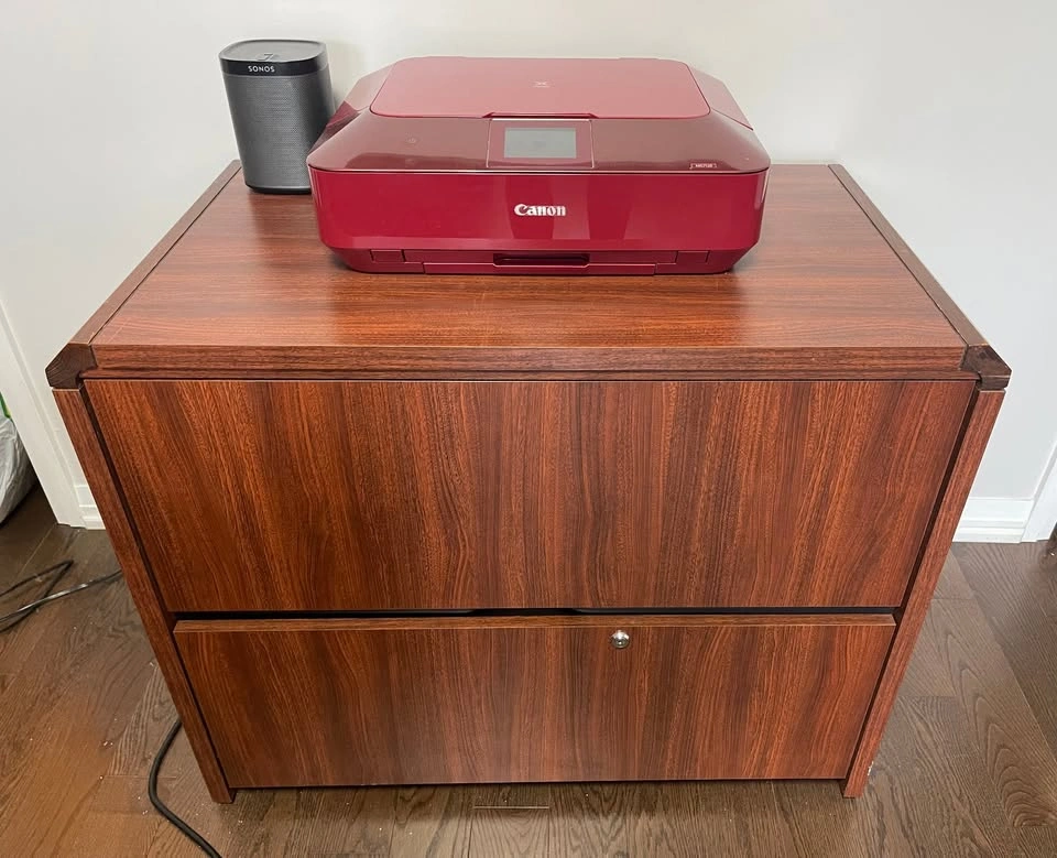 Executive Office Suite: Desk, Credenza, Filing Cabinet - photo 3