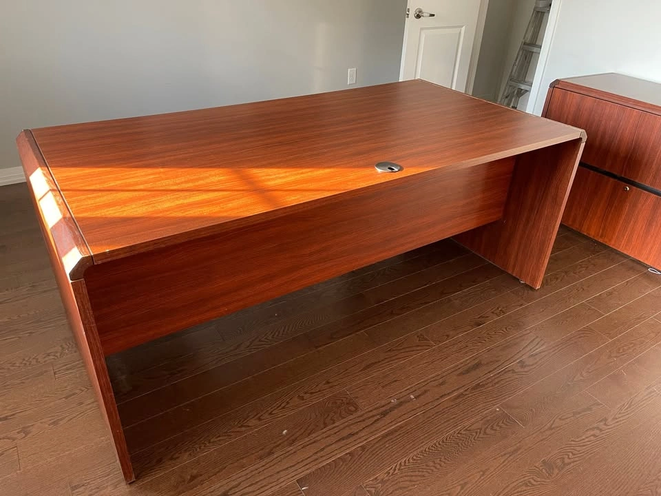 Executive Office Suite: Desk, Credenza, Filing Cabinet - photo 5