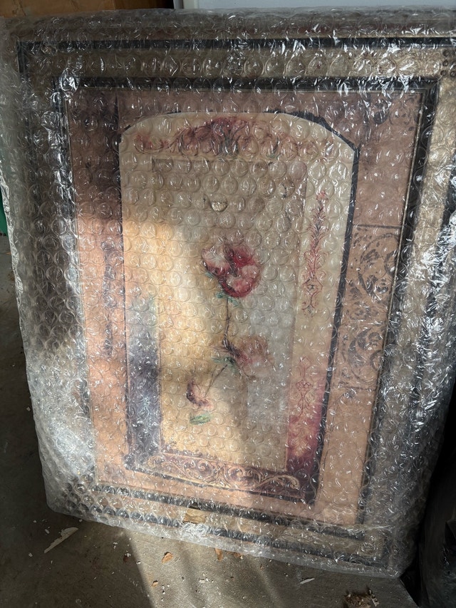 Framed Rose Painting - photo 3