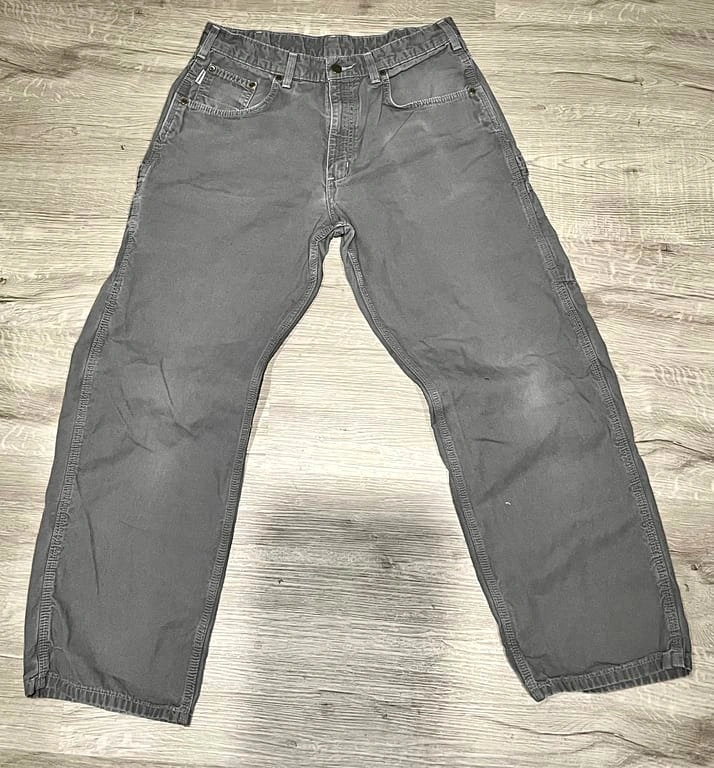 Carhartt Gray Carpenter Pants [36 x 30]