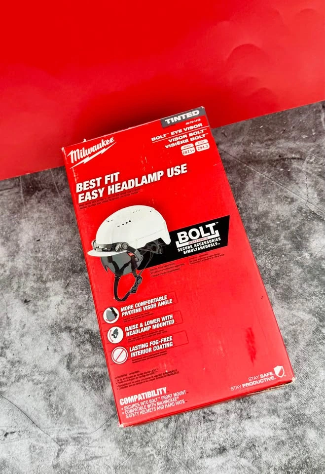 Milwaukee BOLT Tinted Eye Visor, Fog-Free, Anti-Scratch, 48-73-1 - photo 5