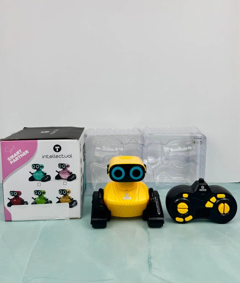 RC Robot Toy, LED Eyes, Dance & Music, Yellow - photo 3