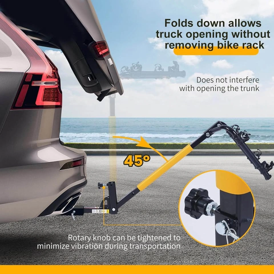 Hitch Mounted 2 Bike Rack with Locking Knob - photo 4