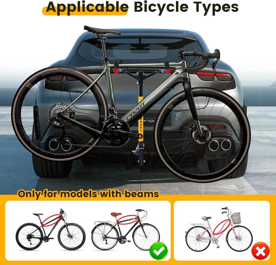 Hitch Mounted 2 Bike Rack with Locking Knob - photo 5