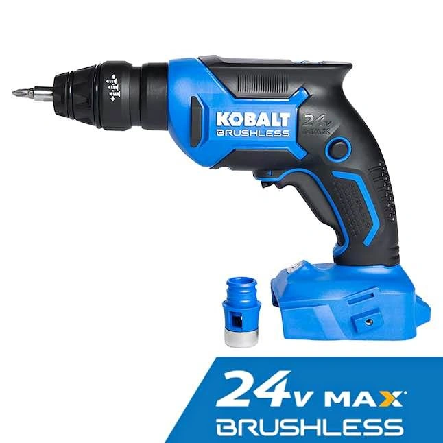 Kobalt 24V Max Brushless Drywall Screwgun - Tool Only