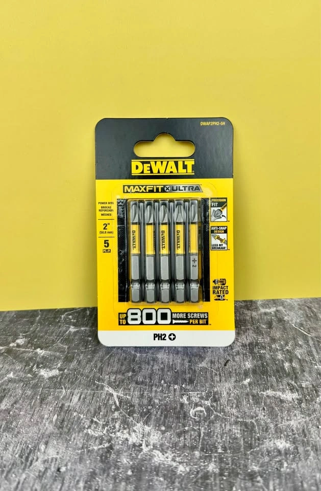 DEWALT MAXFIT ULTRA PH2 Screwdriving Bits, 5-Pack - photo 3