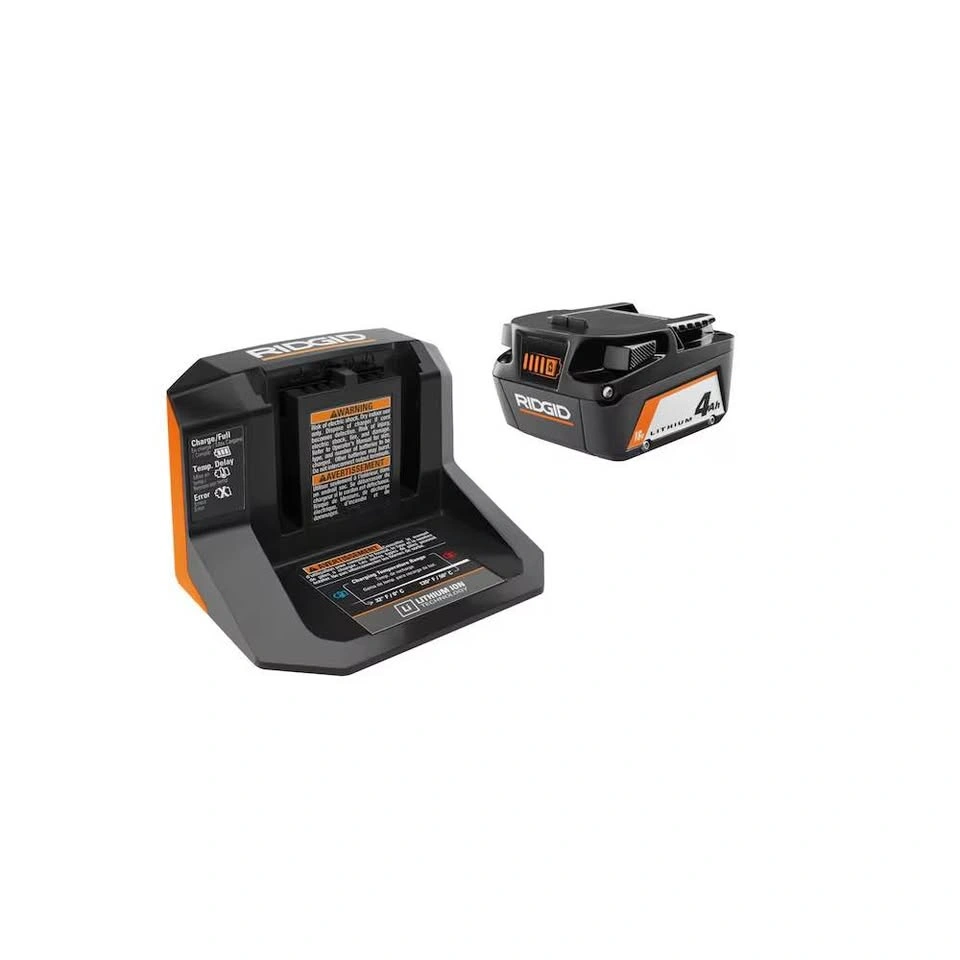Ridgid 18V 4.0Ah Battery & Charger Kit (AC9304) - photo 2