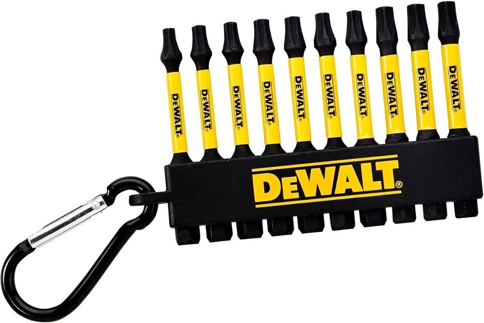 DeWalt Impact Bit Set - FlexTorq 10-Pc, Carabiner Clip, Brand Ne