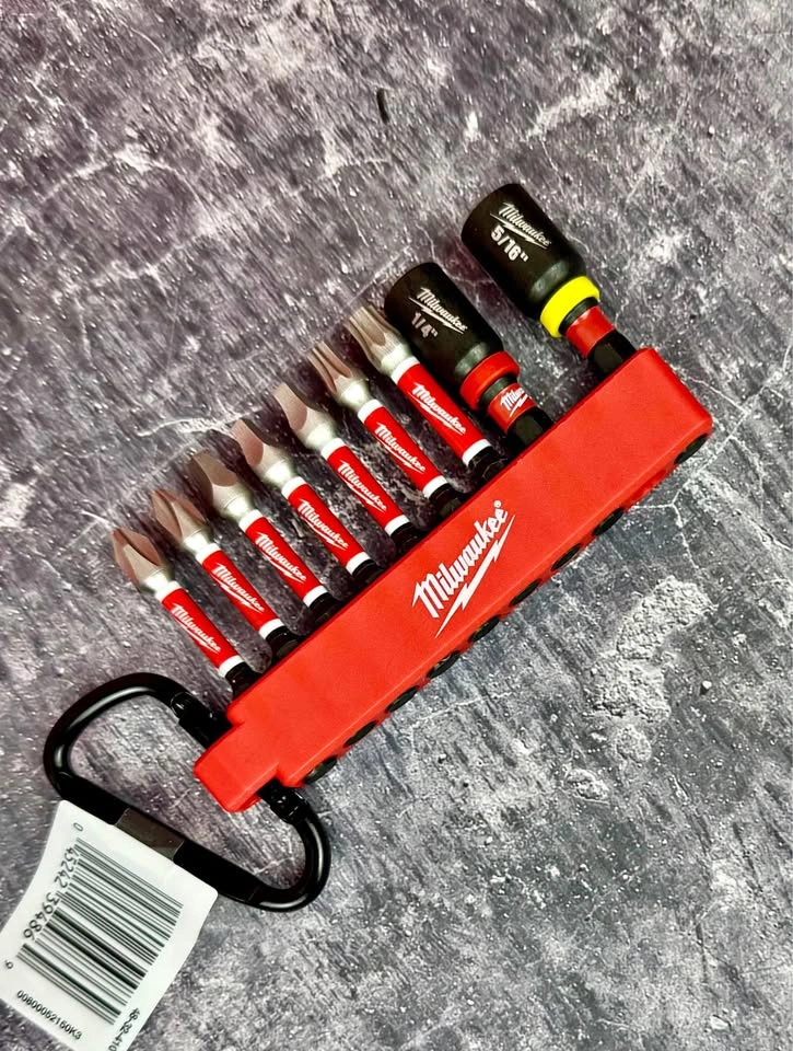 Milwaukee SHOCKWAVE 9-Pc Impact Bit Set, Phillips Square Torx, N