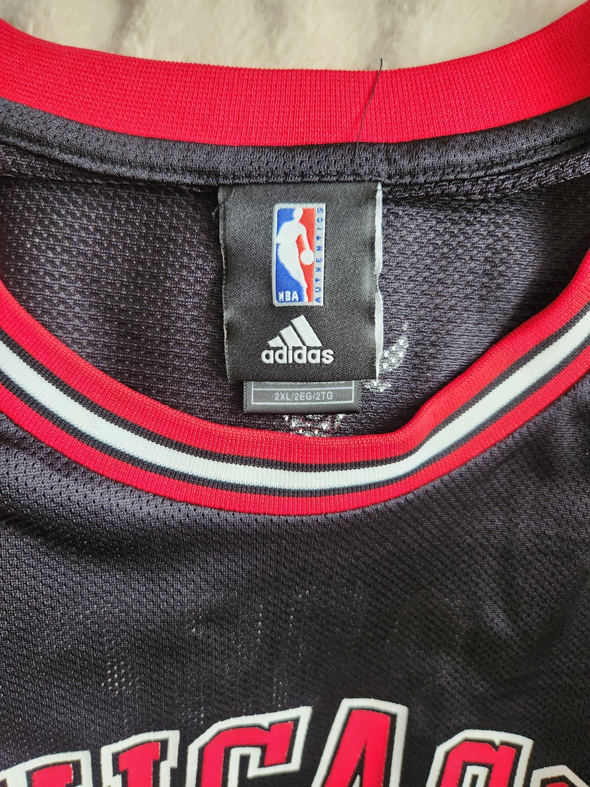 Adidas Chicago Bulls Derrick Rose #1 Black Jersey XXL - photo 2