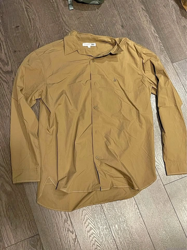 Uniqlo X JW Anderson Men's Shirt - Brown, Size L