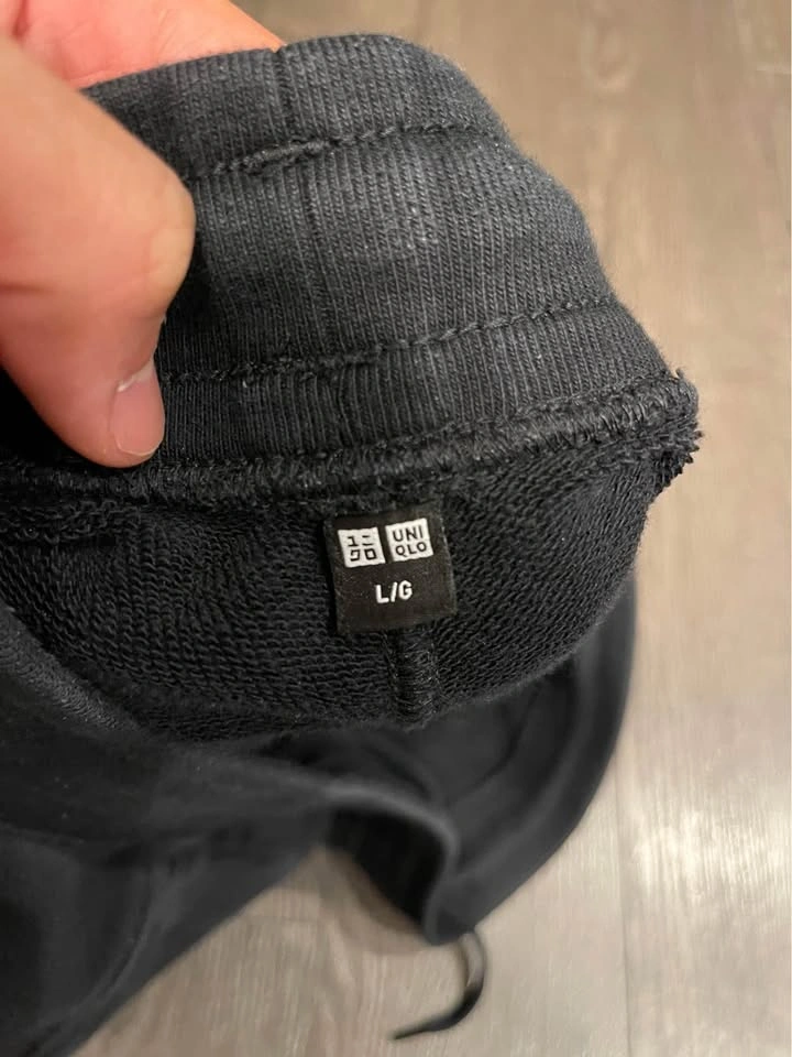 Uniqlo Men's Sweatpants (Black, Size L) - photo 3