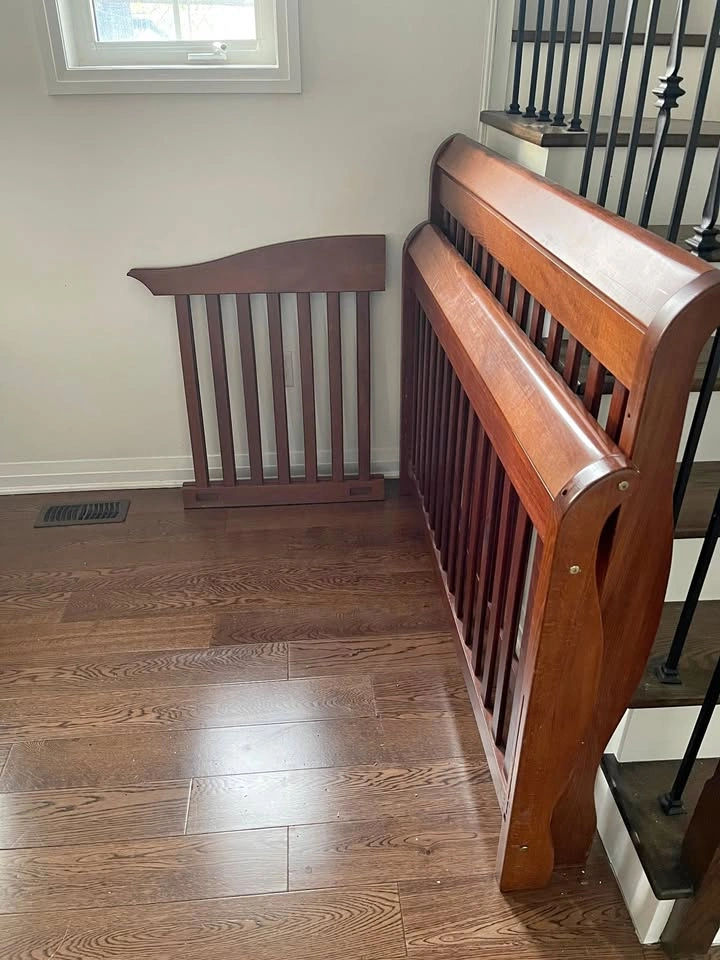 Convertible Wooden Crib / Full Bed Frame