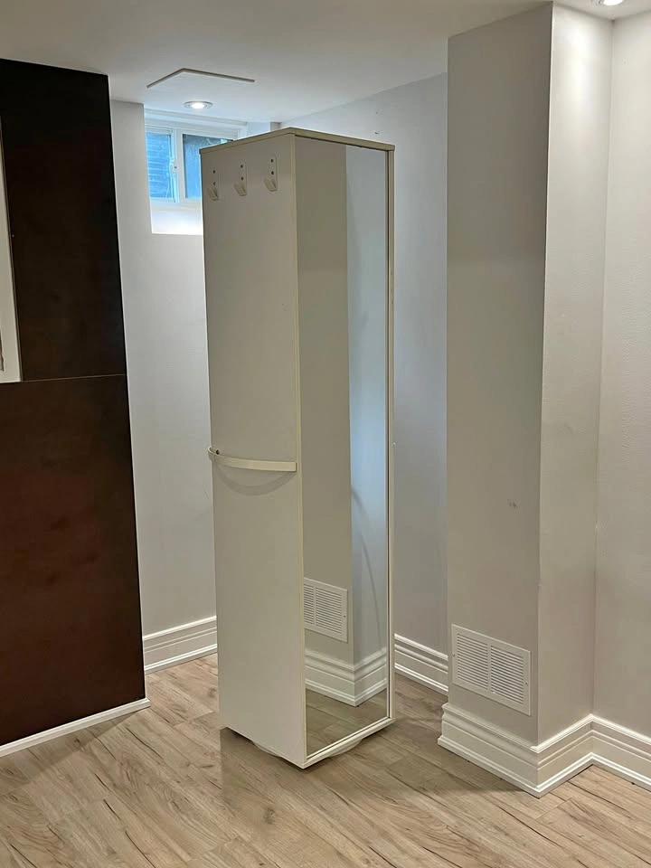 360 Rotating Storage Cabinet with Mirror