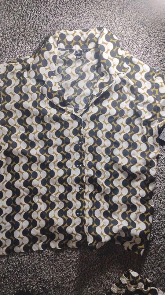Volcom Geometric Loungewear Set - Midnight Ramble - Size S - photo 3