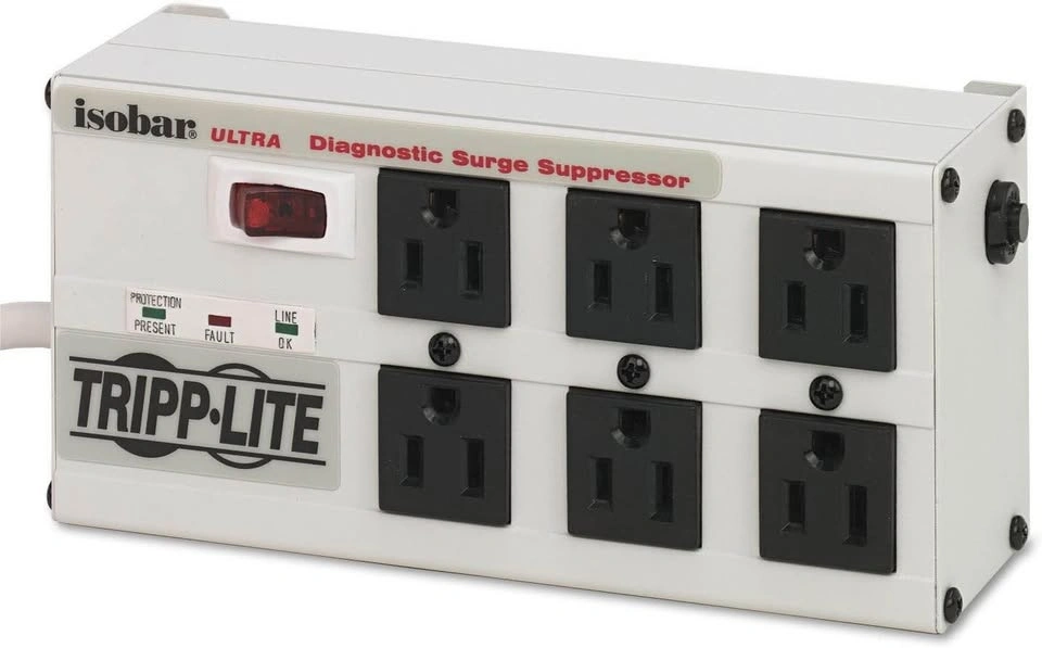 Tripp Lite Isobar ISOBAR6ULTRA Surge Protector, 6 Outlet, Metal - photo 2