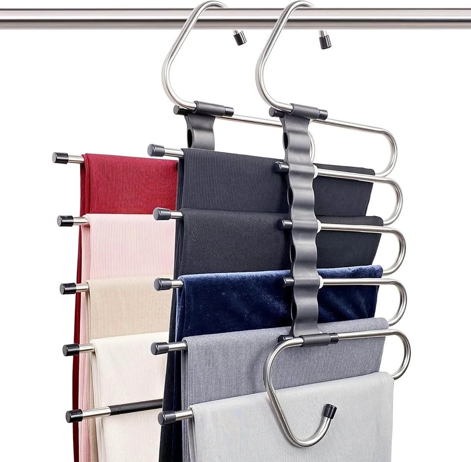 Pants Hanger Organizer - 5-Layer Space Saving Closet Hanger