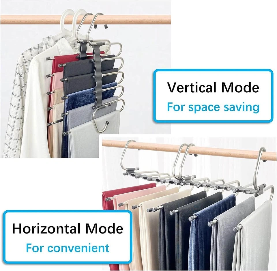 Pants Hanger Organizer - 5-Layer Space Saving Closet Hanger - photo 2