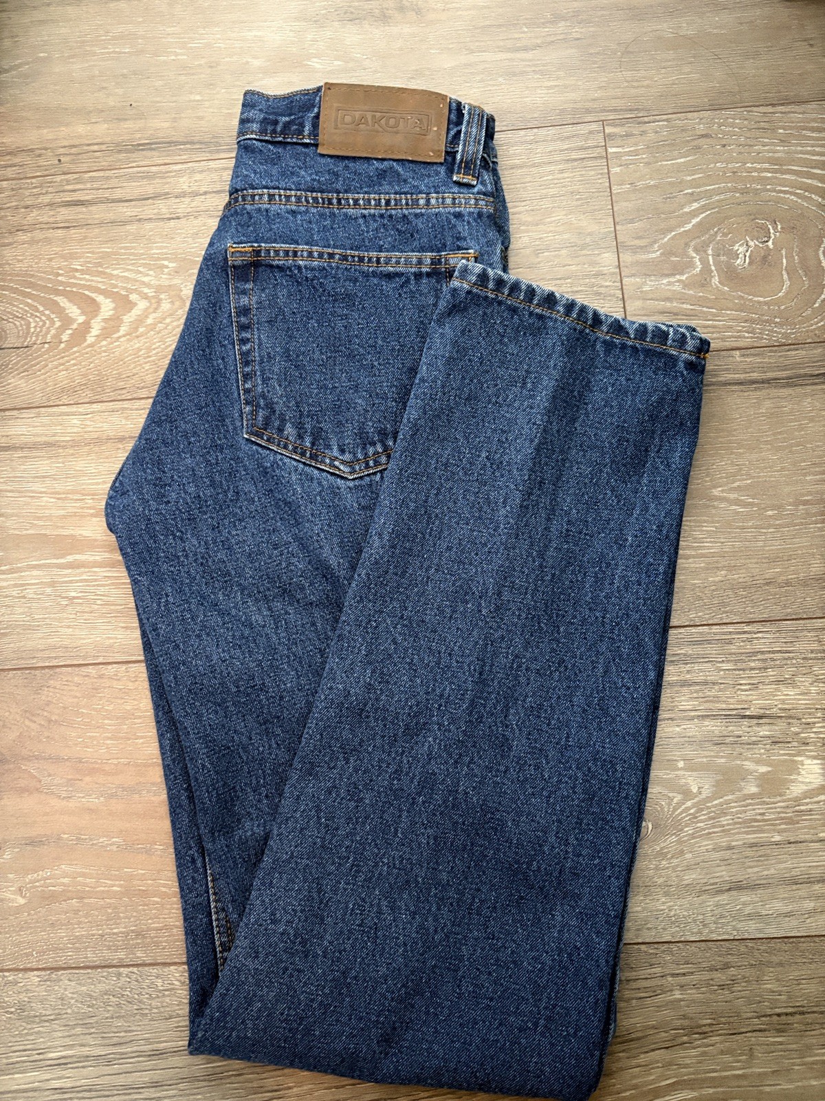 Dakota Men's Straight Leg Jeans 32x36 Blue Denim Work Pants