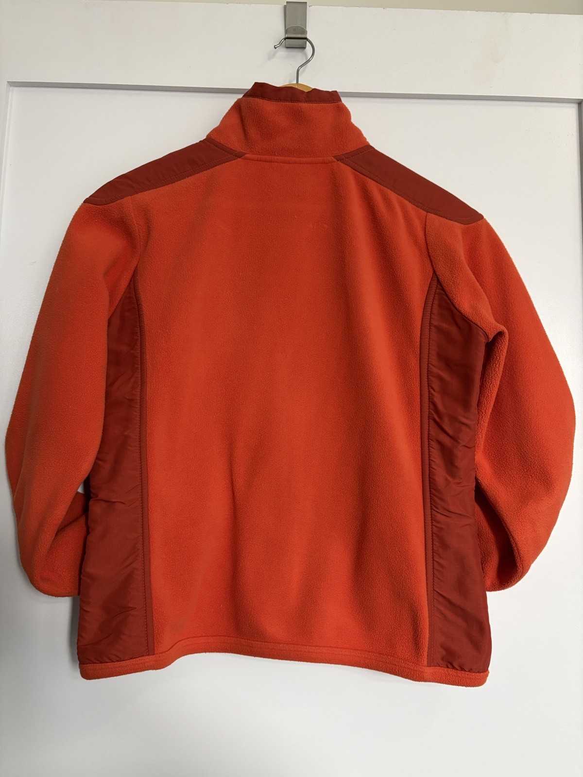 Lacoste Sport Orange Fleece Full Zip Jacket Colorblock Performan - photo 3