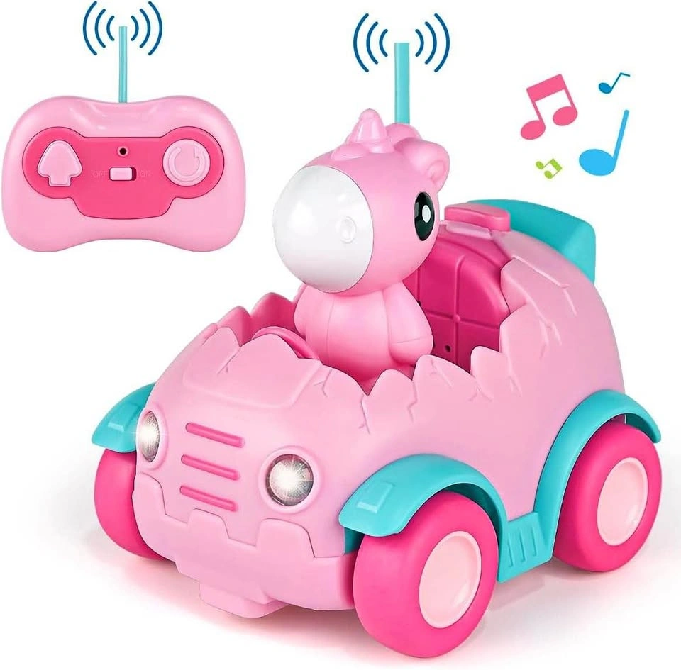 NEW Truck RC Car for Toddlers, Lights & Music, Horse Figure, NEW