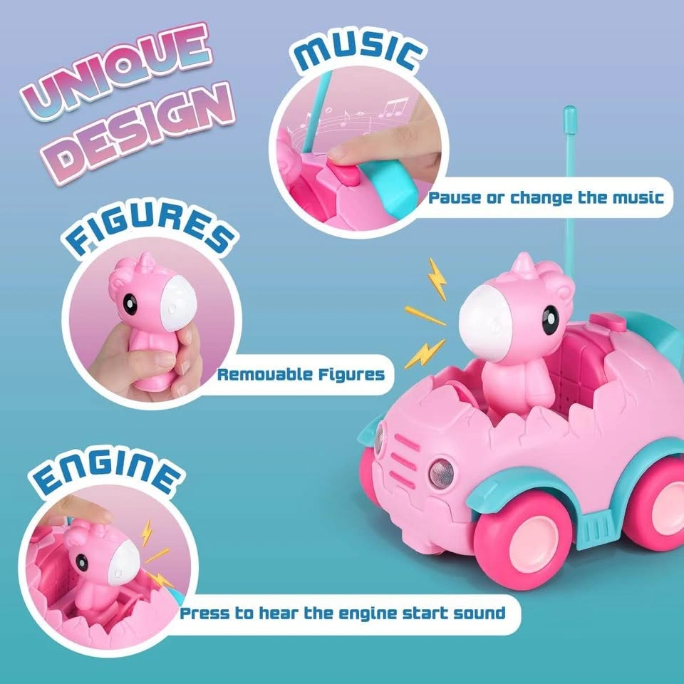 NEW Truck RC Car for Toddlers, Lights & Music, Horse Figure, NEW - photo 5