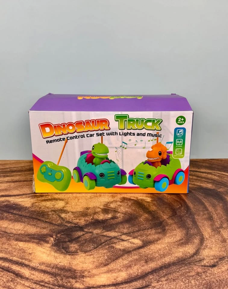 NEW Dinosaur Truck RC Cars for Toddlers, Pack of 2, Lights & Mus - photo 2