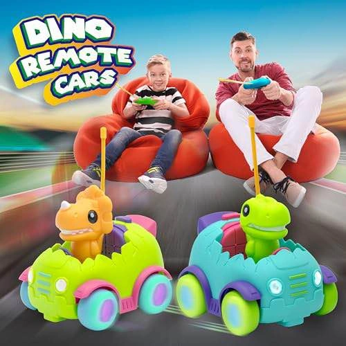 NEW Dinosaur Truck RC Cars for Toddlers, Pack of 2, Lights & Mus - photo 3