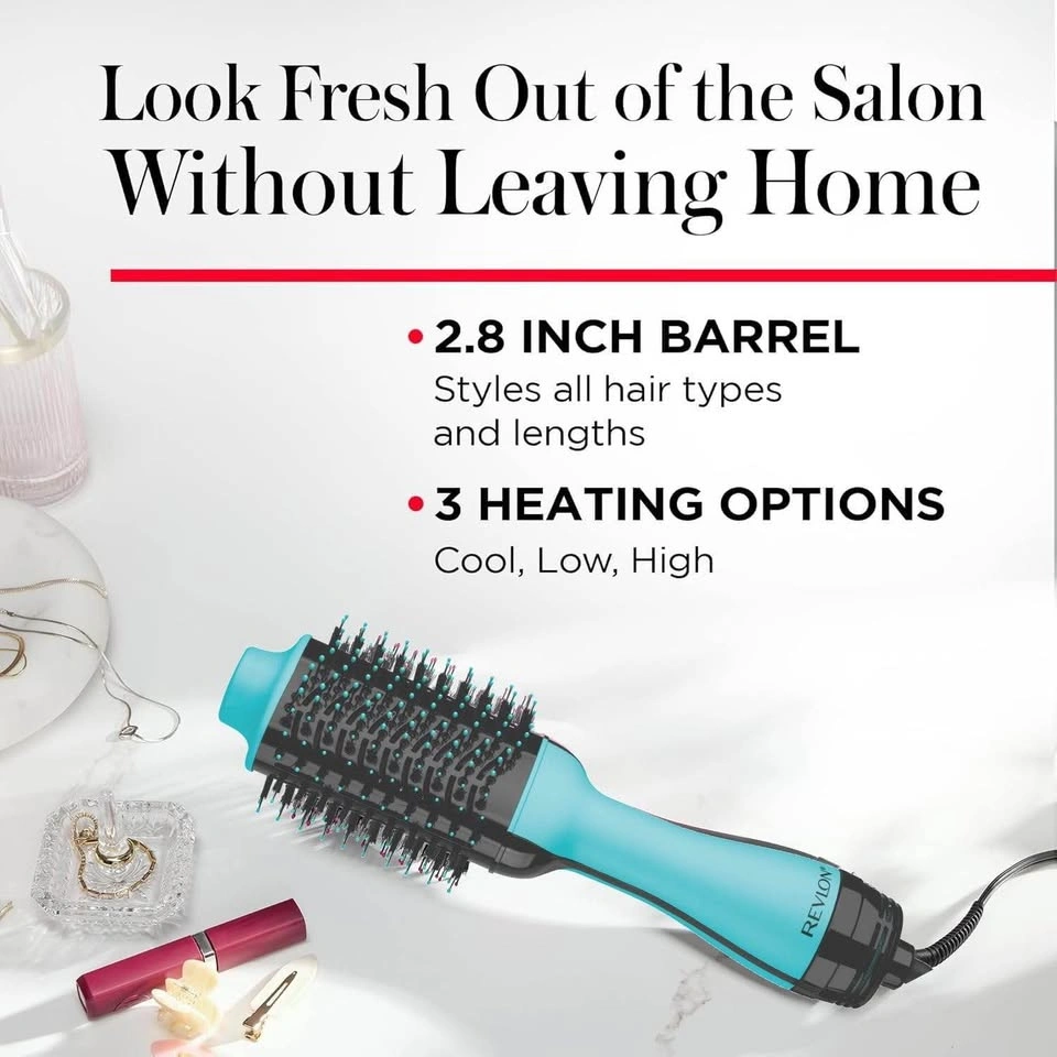 Revlon One-Step Volumizer Hair Dryer Brush, 1100W, Mint - photo 4