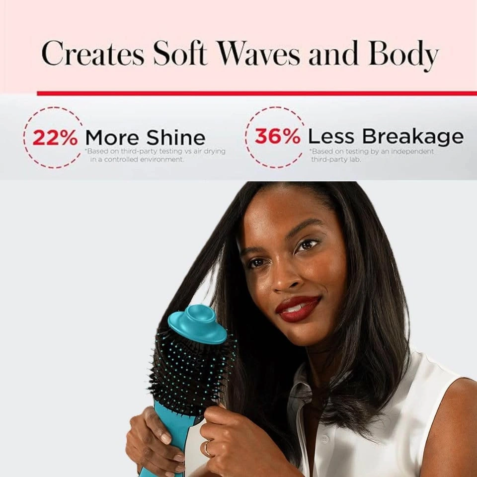 Revlon One-Step Volumizer Hair Dryer Brush, 1100W, Mint - photo 5