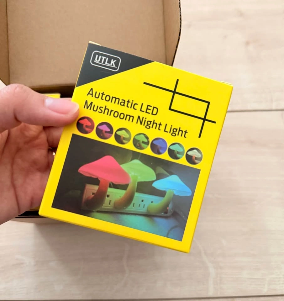 Plug-in LED Mushroom Night Light - photo 5