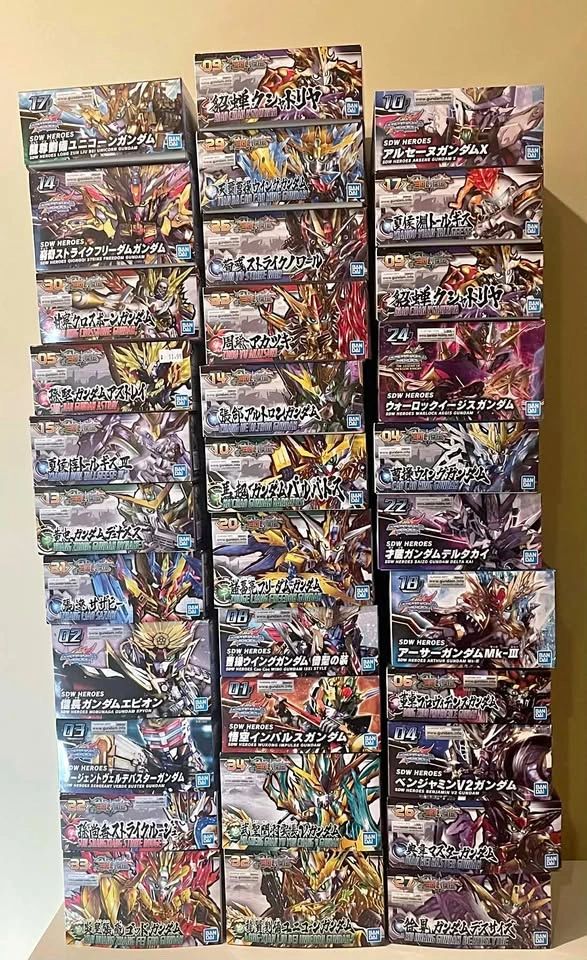 SD Gundam Kits For Sell, New In Box