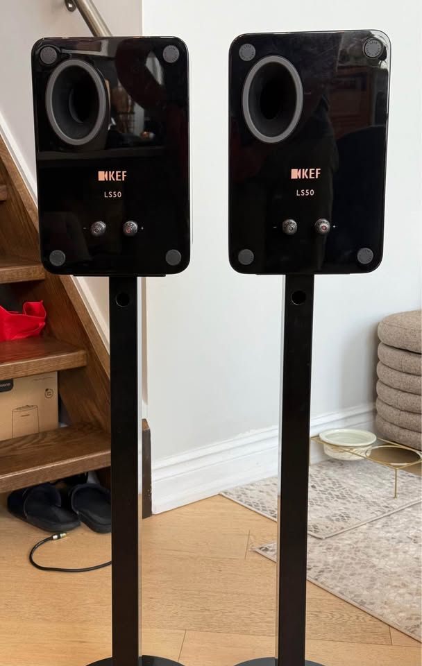 KEF LS50 Speakers + Stands (Black Copper) - photo 3