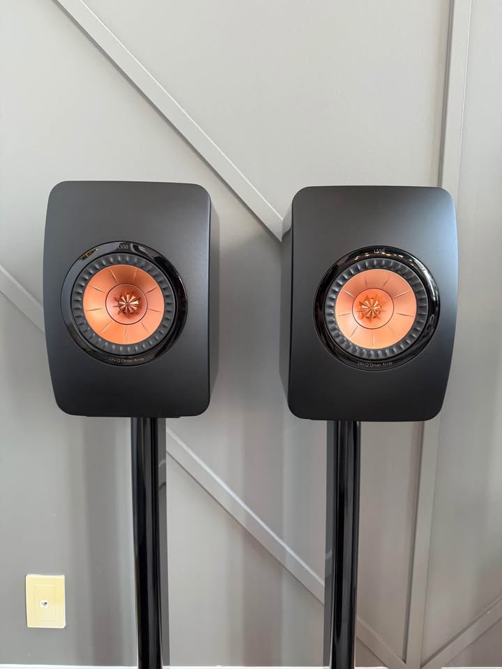 KEF LS50 Speakers + Stands (Black Copper) - photo 5