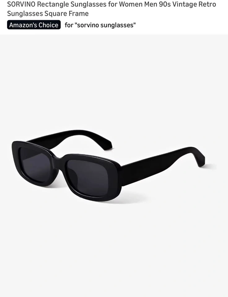 Rectangle Retro Sunglasses