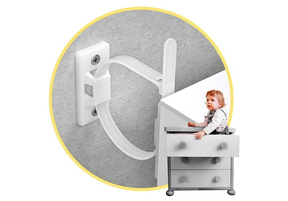 Baby Proofing Anti-Tipping Furniture Anchor Kit