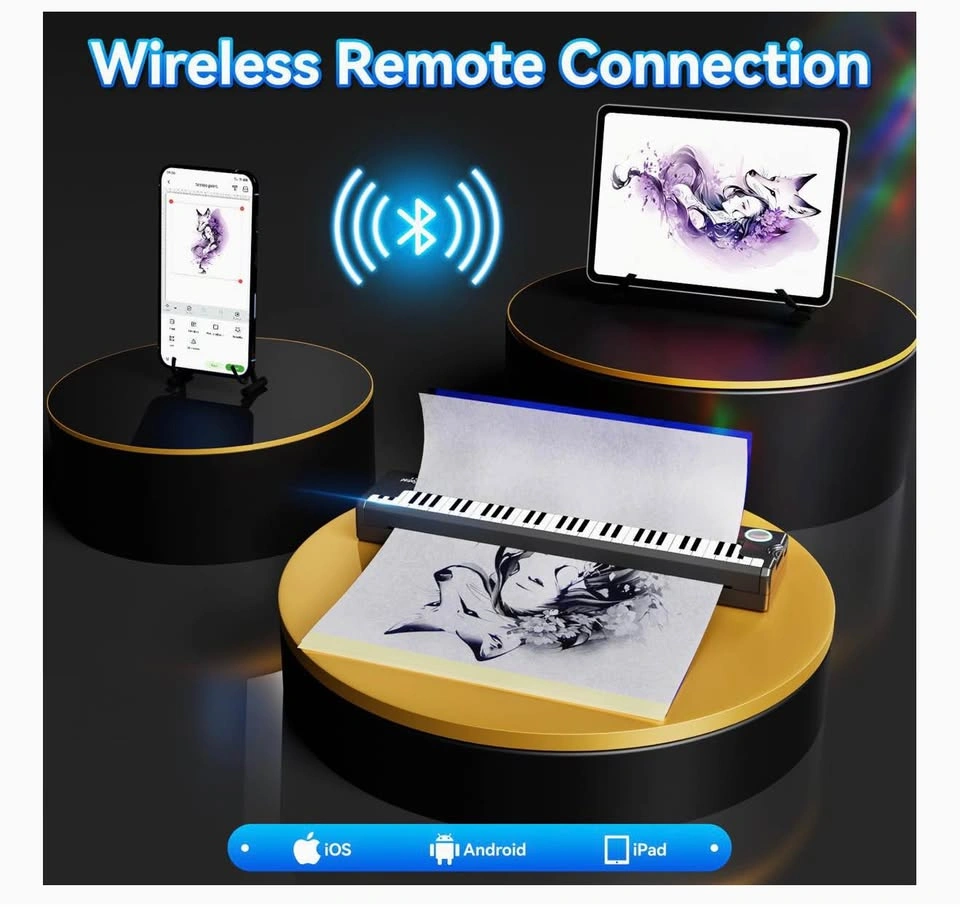 PeriPage P90-Pino Wireless Tattoo Stencil Printer - photo 3