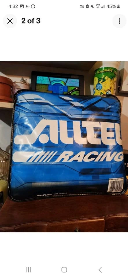 Vintage Ryan NEWMAN Car NASCAR Pillow 1998 STADIUM SEAT CUSHION - photo 2