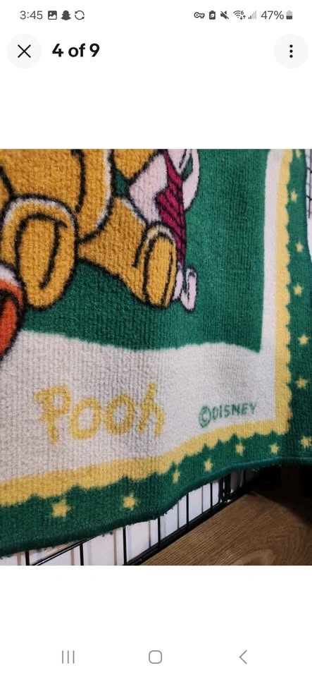Disney Winnie the Pooh Tigger Vintage 1990s Floor Rug - photo 4