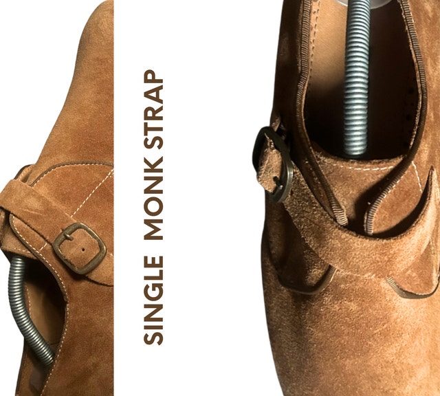 Italian Men's Leather Suede Shoes - Size 10 - photo 5
