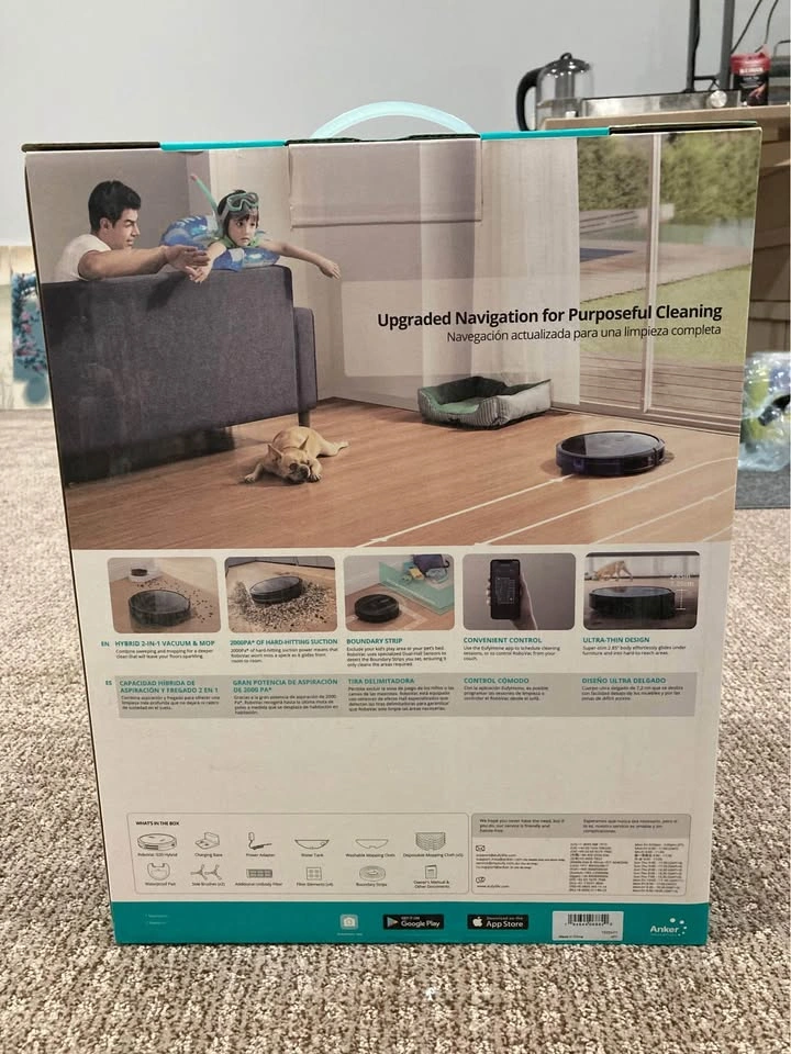 Eufy RoboVac G30 Hybrid Vacuum & Mop - Brand New & Sealed - photo 2