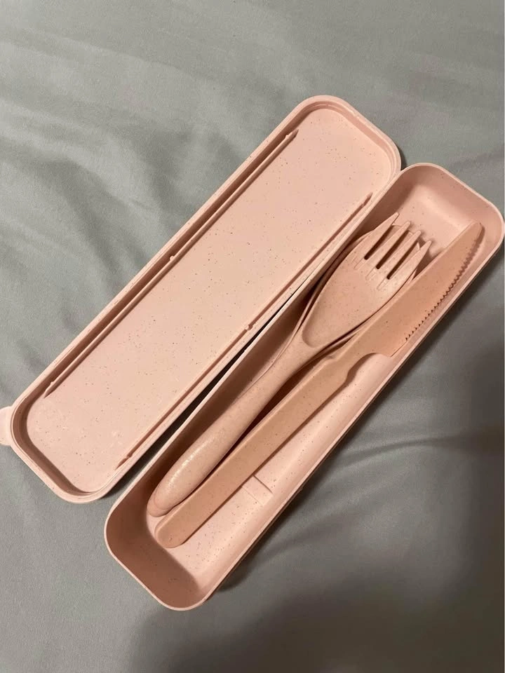 Cutlery Set with Case (Pink) - photo 2